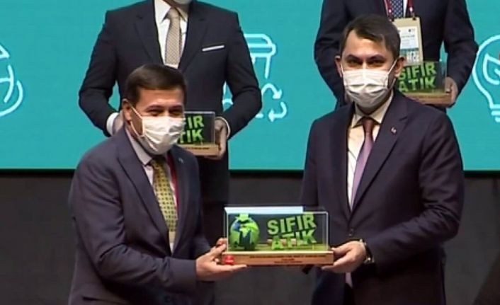 Karatay Belediyesine sıfır atık ödülü