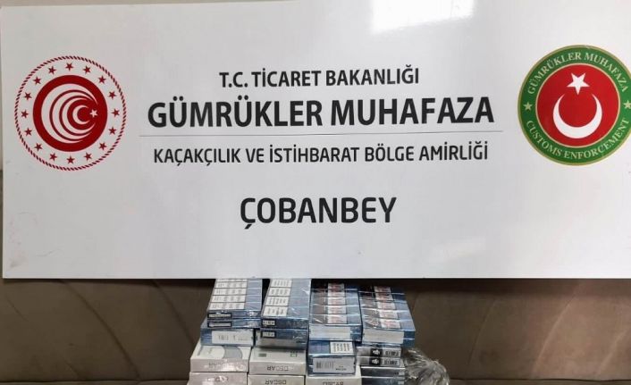 Kilis’te kaçak sigara operasyonu