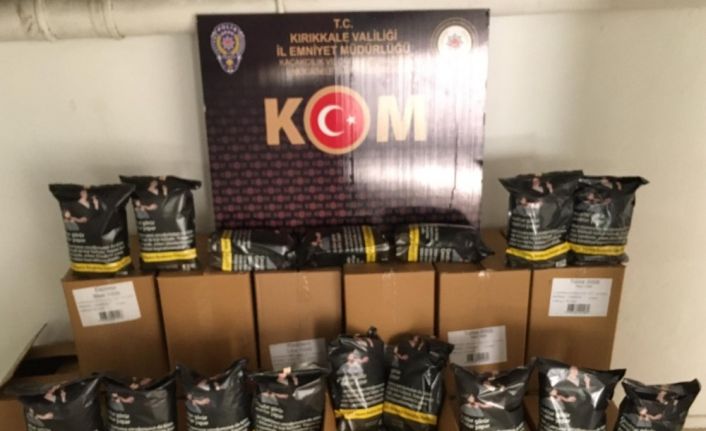Kırıkkale’de 200 kilogram kaçak tütün ele geçirildi