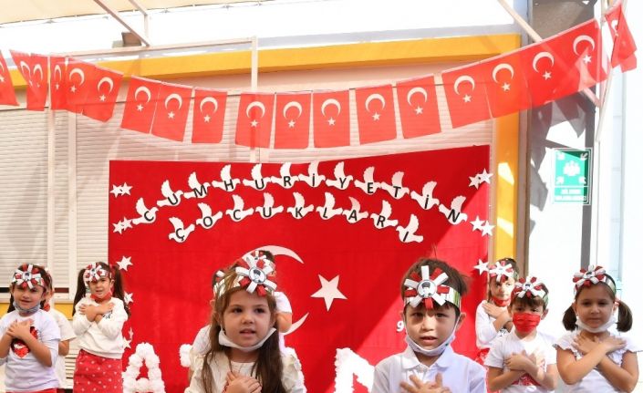 Konyaaltı Belediyesi kreşlerinde ‘Cumhuriyet’ coşkusu