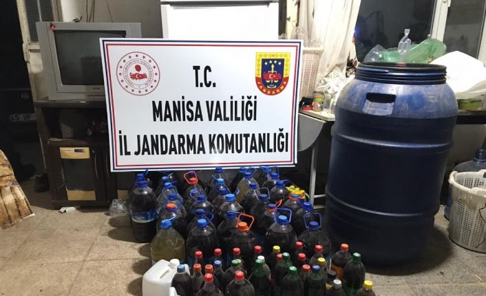 Manisa’da 4 bin 200 litre sahte içki ele geçirildi