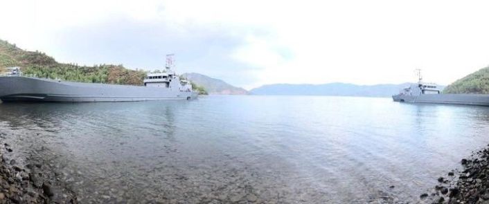 MSB:"Amfibi Görev Grup Komutanlığı bağlısı gemiler, Harekâta Hazırlık Eğitimleri icra etti"