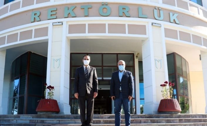 Muş İl Milli Eğitim Müdürü Kıvanç’tan MŞÜ Rektörü Polat’a iade-i ziyaret
