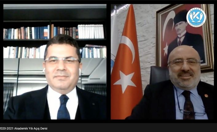 Prof. Dr. Ruhi Ersoy, Kayseri Üniversitesi’nde Online Akademik Yıl Açış Dersi Verdi