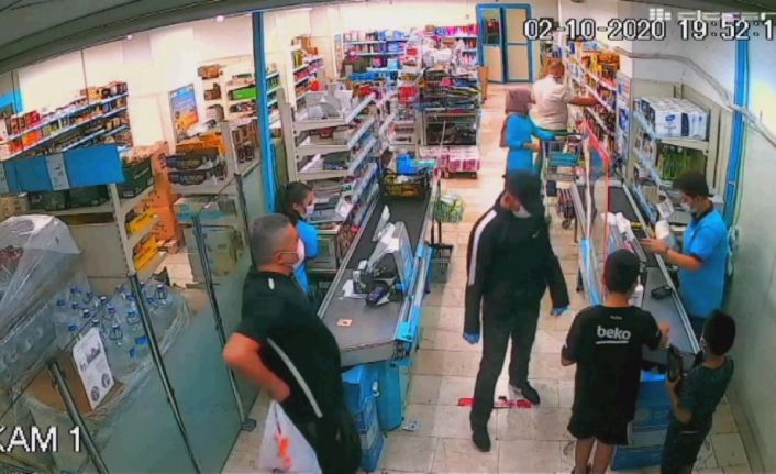 Tabancayla market soydu, polisten kaçamadı