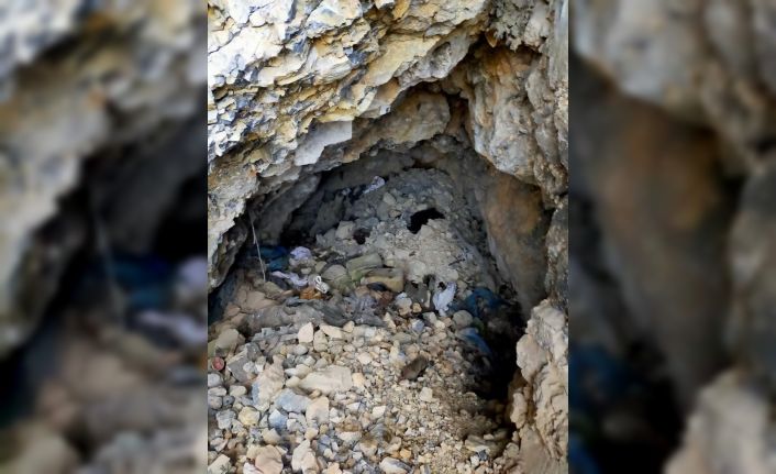 Tunceli’de teröristlerin kullandığı 1 mağara ve 1 sığınak imha edildi