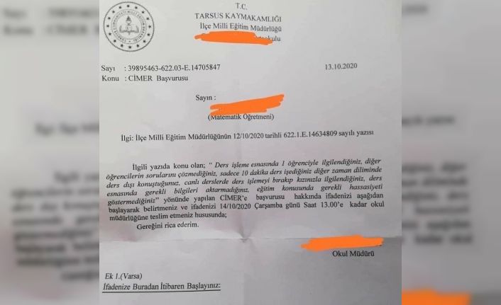 Türk Eğitim Sen Genel Başkanı Geylan: "Mesnetsiz şikayetlerle öğretmenlerimiz huzursuz edilemez"