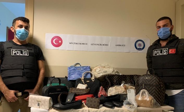 Ünlü bir markanın taklit ürünlerini saklayan iş yerine operasyon