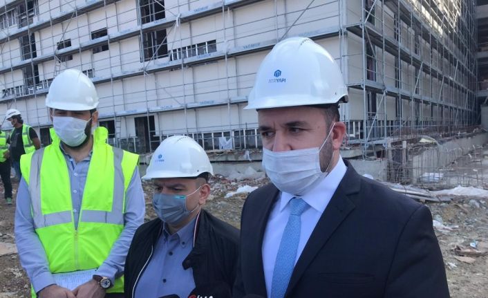 Yalova’da yapımı devam eden hastanede 8,5 şiddetinde depremde dahi ameliyat yapılabilecek