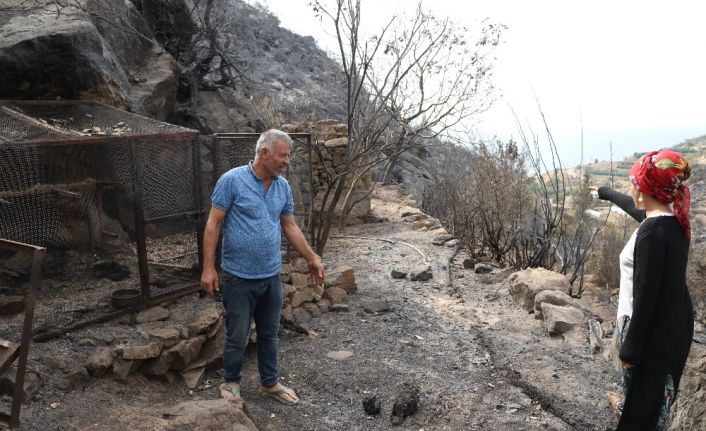 Yangının acı yüzü gün aydınlanınca ortaya çıktı