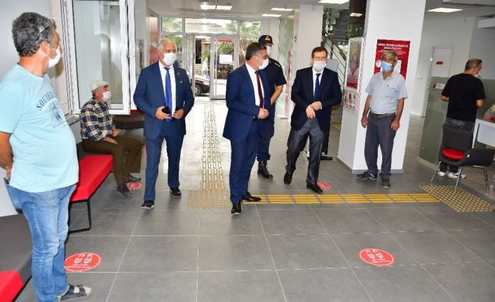 Yatağan Kaymakamı COvid-19 denetimine çıktı