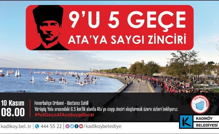 10 Kasım’da ’sosyal mesafeli’ Ata’ya saygı zinciri