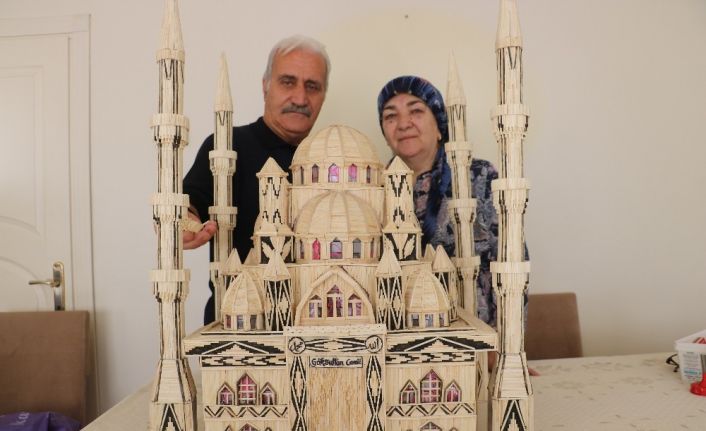 7 ay sürdü, 52 bin 300 parça kullandı, gören hayran kalıyor