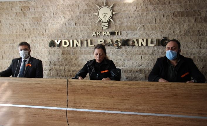AK Parti Aydın İl Kadın Kolları Başkanı Göğde; "Her türlü şiddete karşı turuncu çizgimizi çekiyoruz"