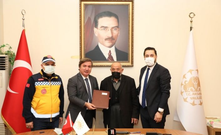 Aksaray’da iki yeni 112 acil istasyonu için protokol imzalandı