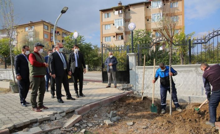 Aydoğan Mezarlığında yenileme çalışmaları tamamlandı