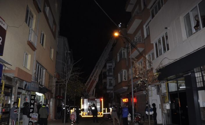 Baca yangını korkuttu