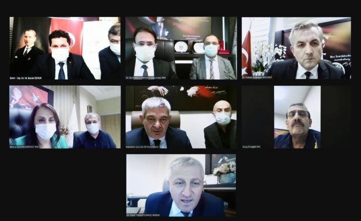 Bakan Koca, 7 ilin sağlık müdürü ile video konferansta bir araya geldi