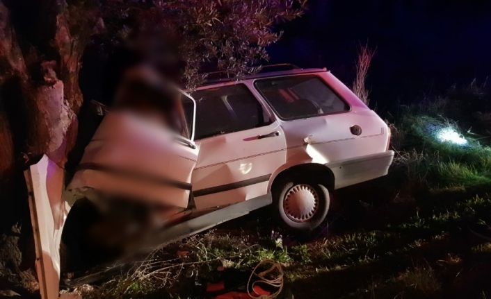 Bekçi kazada yaşamını yitirdi