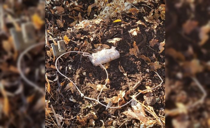 Bitlis kırsalında terör örgütünce tuzaklanmış 2 adet EYP ele geçirildi