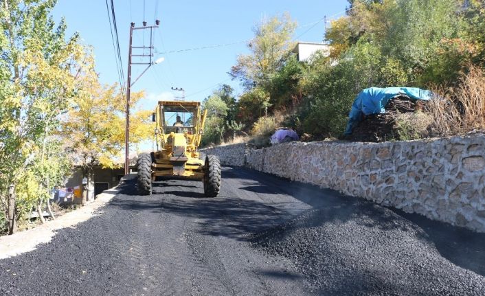Bitlis’te asfalt çalışmaları devam ediyor