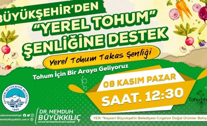 Büyükşehir’den Yerli Tohum Şenliğine destek