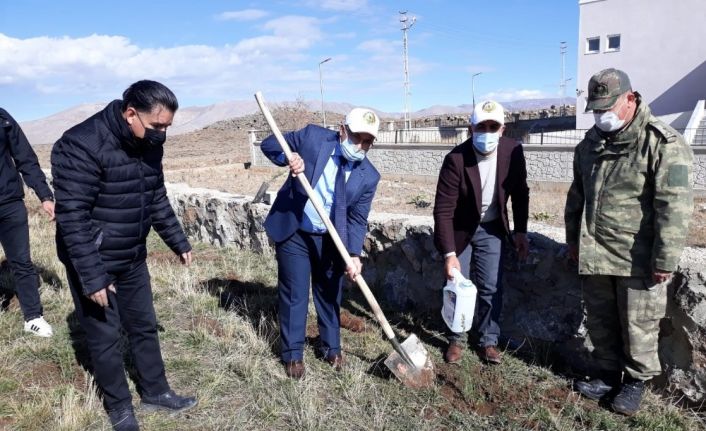 Çaldıran’da bin 500 fidan toprakla buluşturuldu