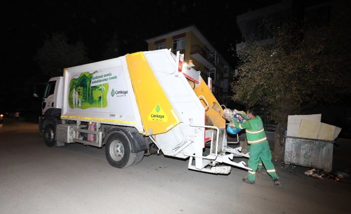 Çankaya temizlik nöbetinde
