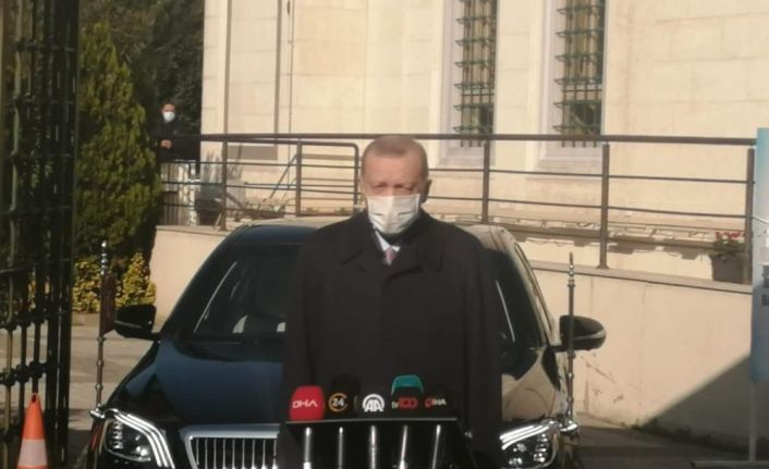 Cumhurbaşkanı Erdoğan: "Sağlık Bakanlığımızın attığı bu adımlarla bu tedbirleri almaya mecburuz ve alacağız"