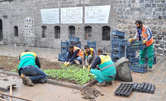 Diyarbakır Büyükşehir Belediyesi, kavşak ve refüjlere 1 milyon 250 bin çiçek dikecek