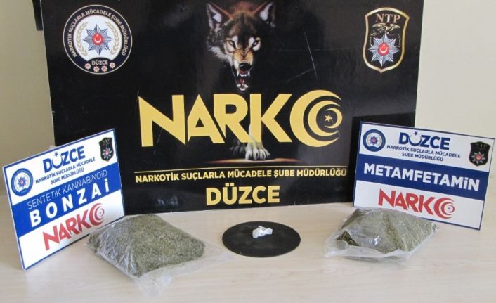 Durdurulan araçtan uyuşturucu çıktı