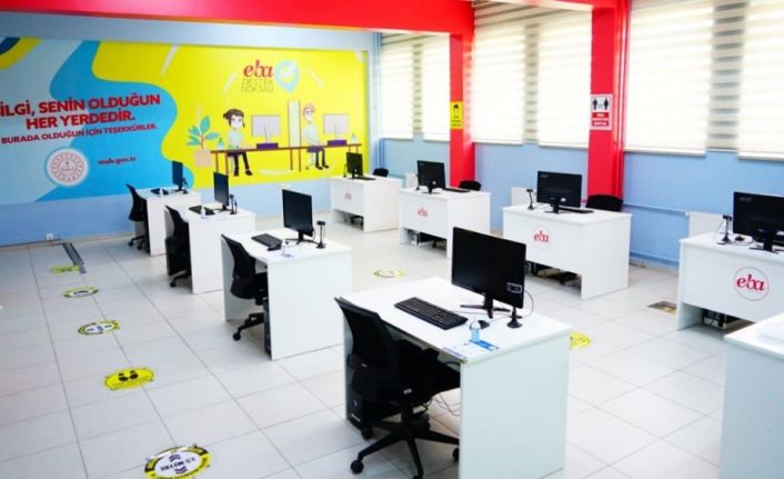 Düzce’de 19 noktaya EBA noktası kuruldu