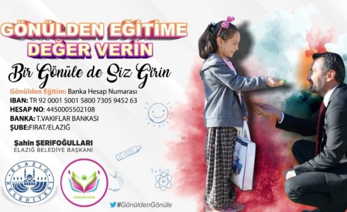 Elazığ’da "Bir gönüle de siz girin" videosunu on binler izledi, çok sayıda tablet bağışı geldi