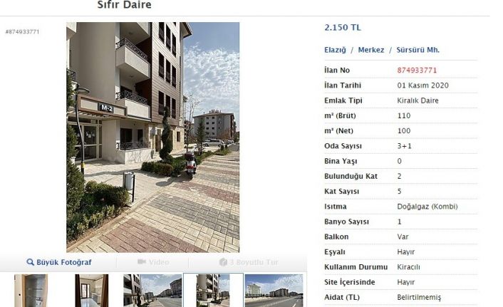 Elazığ’dan tepki çeken haber, bazı depremzedeler aldığı dairelere 2 bin 150 TL kira istedi