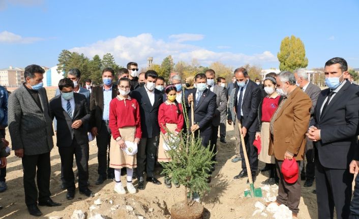 Erciş’te fidan dikimi