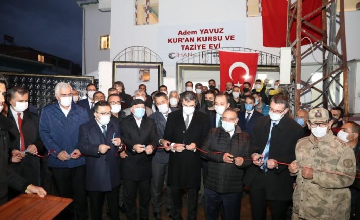 Erzurumlu iş adamı kaybettiği oğlu adına Kur’an Kursu ve Taziye Evi yaptırdı