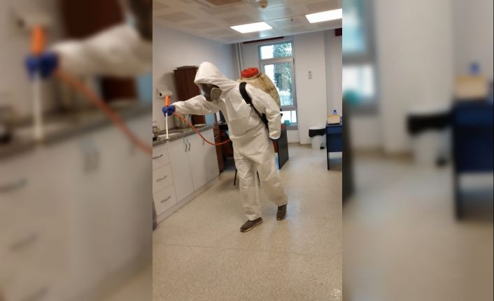 Gebze’de dezenfekte çalışmaları devam ediyor