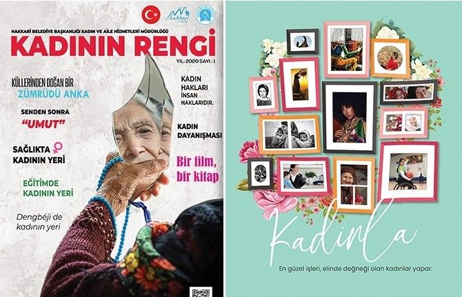Hakkari Belediyesinin kadın dergisi çıktı