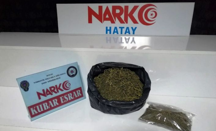 Hatay’da uyuşturucu operasyonu: 2 gözaltı