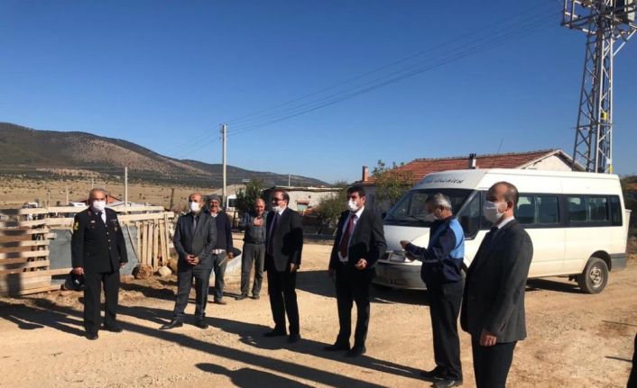 Hüyük’te kaymakam ve belediye başkanından dış mahalle ziyaretleri