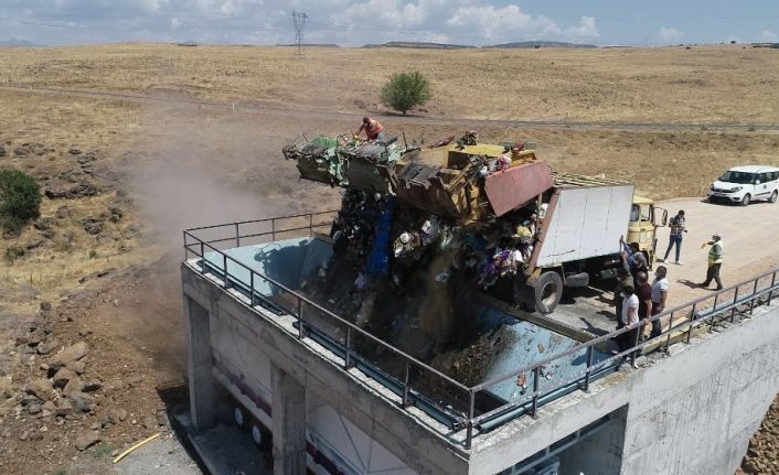 İlçede yılların çöp sorunu, katı atık depolama tesisi ile enerjiye dönüşüyor