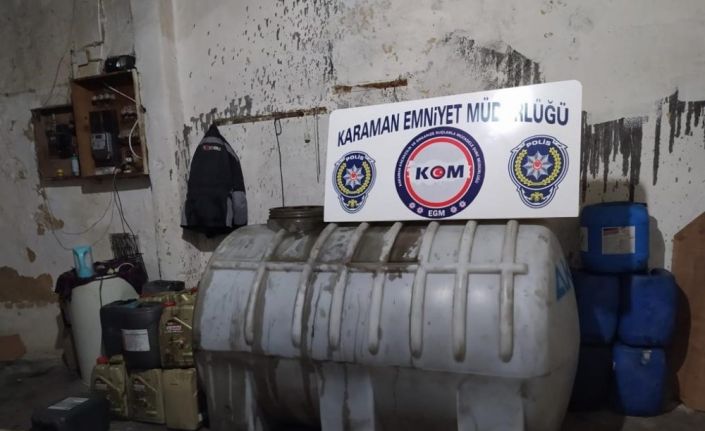 Karaman’da kaçak akaryakıt operasyonu