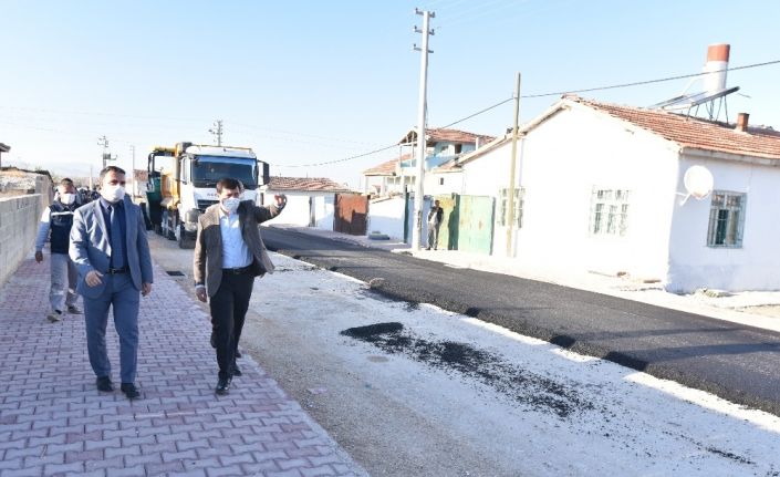 Karatay’da 200 bin ton asfalt hedefi aşıldı