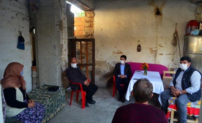 Kaymakam Divli’den, Gülgün teyzeye teşekkür ziyareti