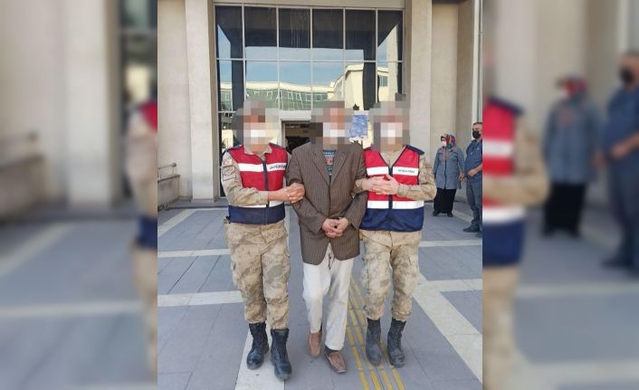 Kesinleşmiş 10 yıl hapis cezası olan şahıs, jandarma tarafından yakalandı