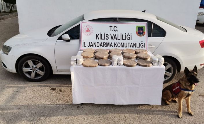 Kilis’te esrar operasyonu