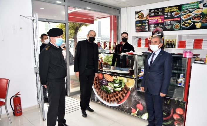 KTO Başkanı Gülsoy ile İl Jandarma Komutanı Çelik’ten koronavirüs denetimi