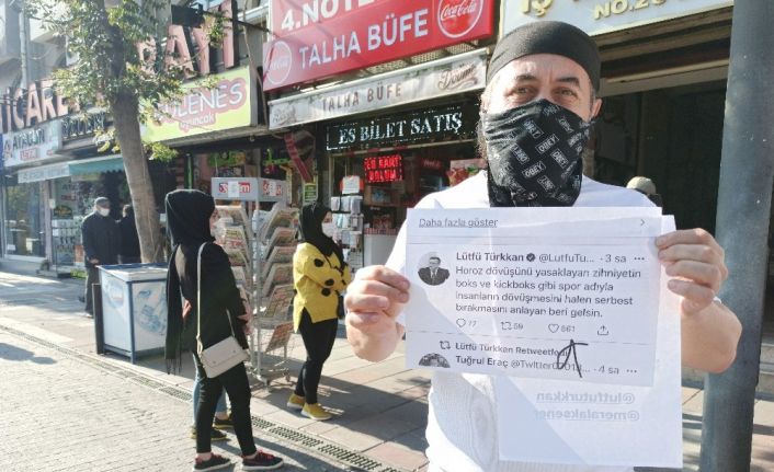 Lütfü Türkkan’a bir tepki de Eskişehirli kickboks antrenöründen geldi