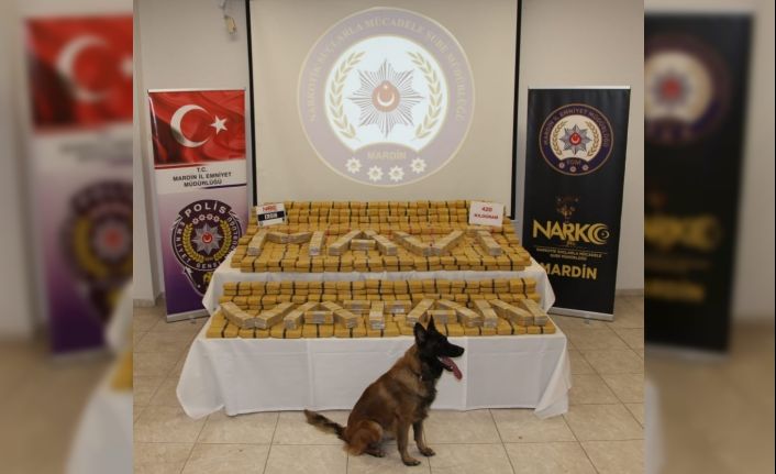 Mardin’de son 4 ayda düzenlenen operasyonlarda 426 kilo eroin ele geçirildi