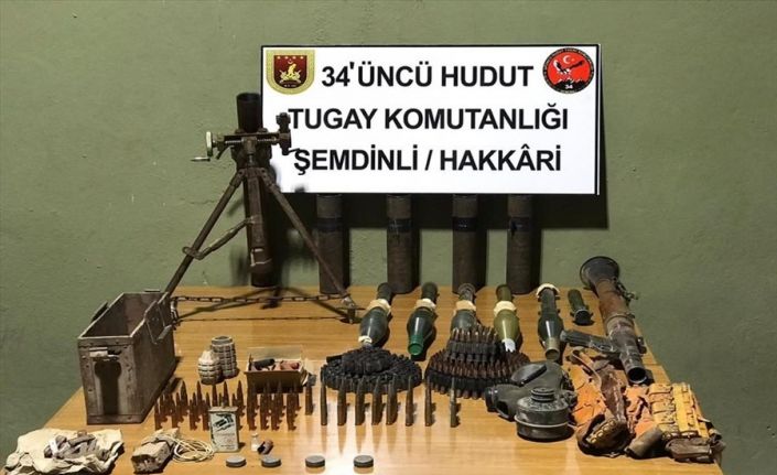 MSB: "Irak kuzeyinde PKK’ya ait sığınak ve mağaralarda çok sayıda mühimmat ele geçirildi"